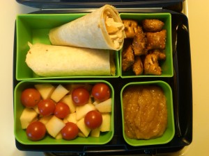 Chicken and Tomato Wrap, Applesauce & More