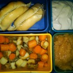 Turkey Bagel, Potatoes, Carrots & More