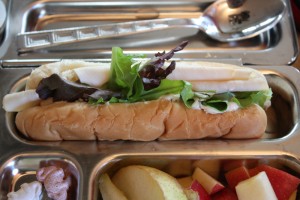 Up close sandwich