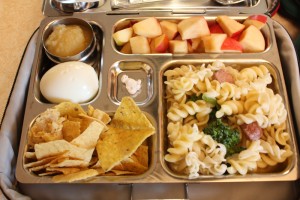 Pasta Salad, Chips and Hummus and More